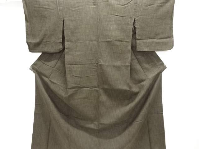 Japanese Kimono / Tsumugi Omeshi Cotton-hemp blend